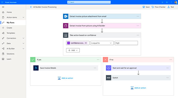 power automate automatización de procesos empresariales eqm