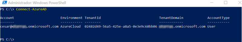 poweshell-conectar-entorno-azuread