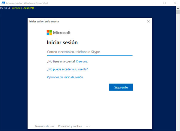 poweshell-conectar-entorno