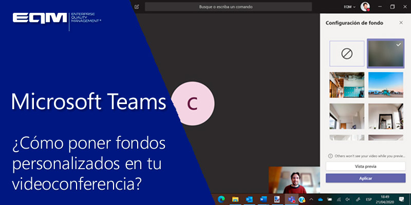 Cómo poner fondos personalizados en Microsoft Teams? - EQM