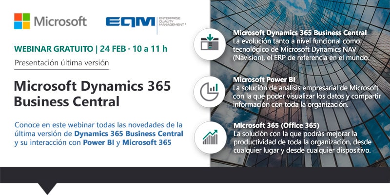 Webinar Microsoft Dynamics 365 Business Central