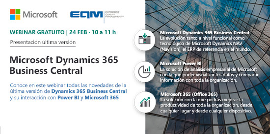 Webinar EQM Microsoft Dynamics 365 Business Central