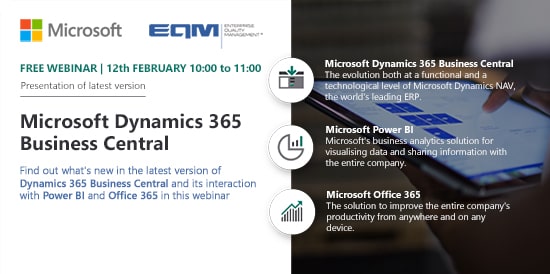 Webinar EQM Microsoft Dynamics 365 Business Central