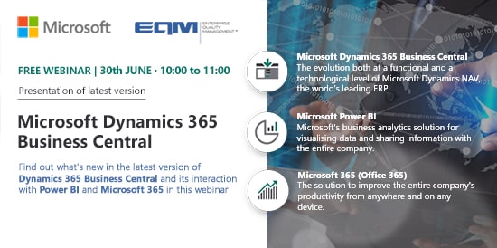 Webinar EQM Dynamics 365 Business Central