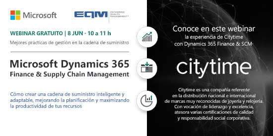 Wbinar Microsoft Dynamics 365 Finance & SCM