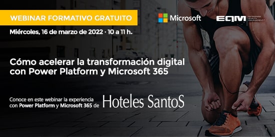 Webinar Power Platform y Microsoft 365 con Hoteles Santos