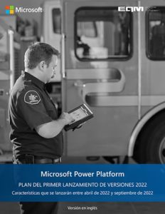 Ebook Power Platform plan primer lanzamiento versiones 2022