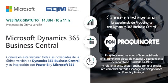 Webinar Dynamics 365 Business Central